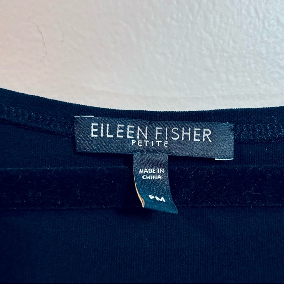 Eileen Fisher Tank top, black, petite medium - Picture 4 of 6